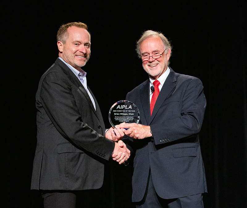 Congratulations to AIPLA’s Committee of the Year Award Recipient: IP Practice in Europe!